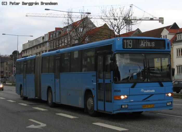 Arriva 8698, Nørrebrogade, Århus - Rute 119