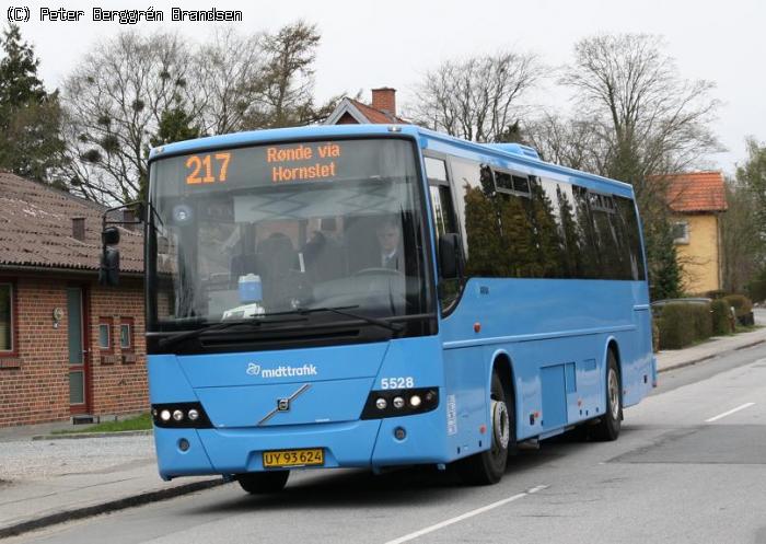 Arriva 5528, Tingvej, Hornslet - Rute 217