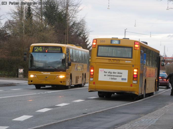 Århus Sporveje 620 & 350, Paludan Müllers Vej - Linie 24