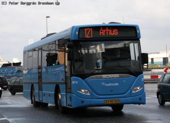 Arriva 2974, Europaplads, Århus - Rute 121