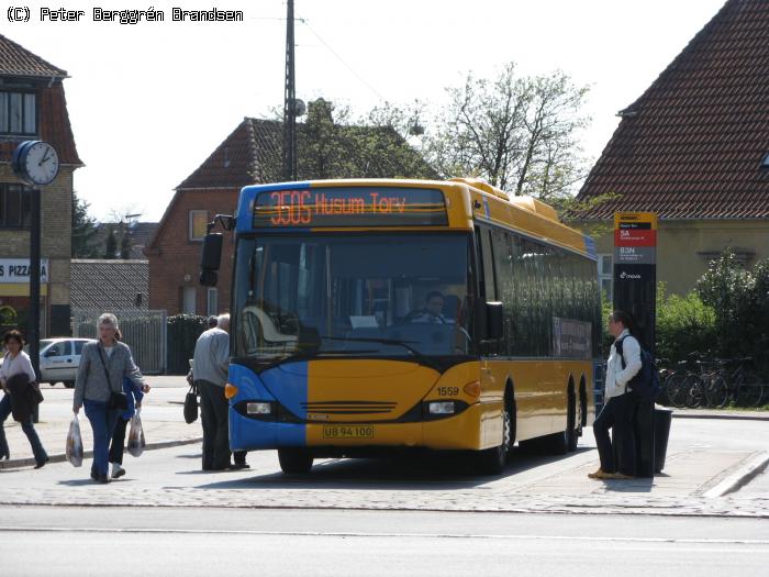 Arriva 1559, Husum Torv