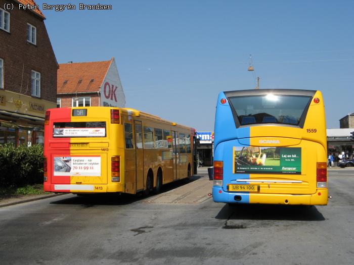 Arriva 1413 & 1559, Husum Torv