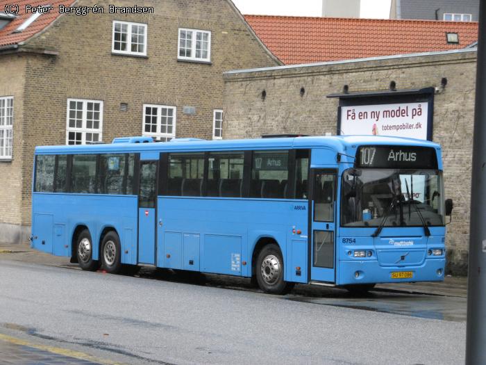 Arriva 8754, Århus Rutebilstation - Rute 107