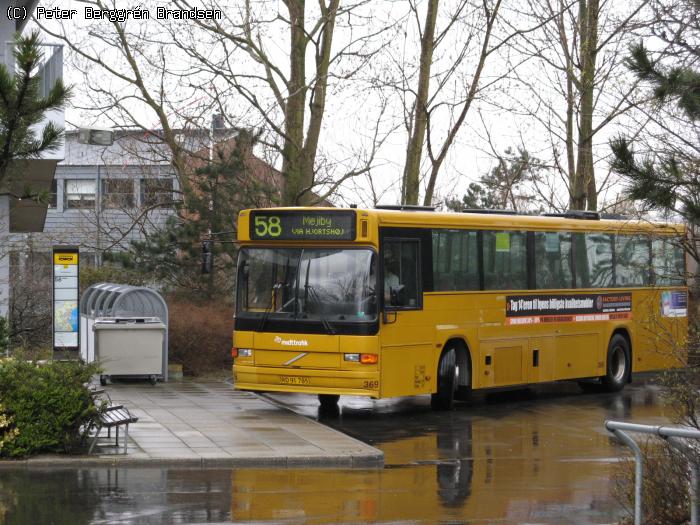 Århus Sporveje 369, Langenæs - Linie 58