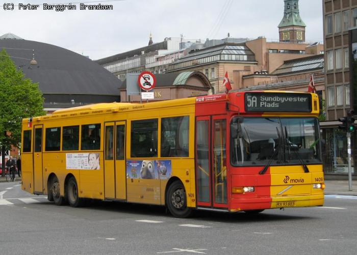 Arriva 1409, Vesterbro, København