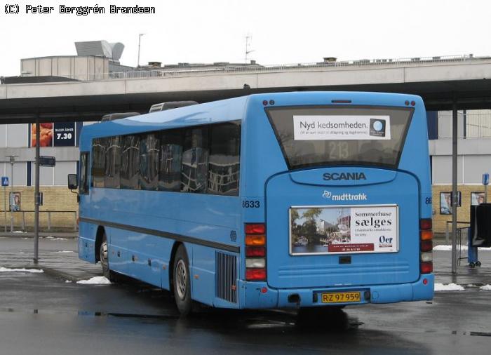 Arriva 8633, Randers Busterminal - Rute 213