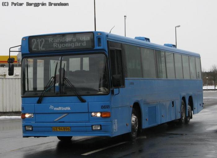 Arriva 8695, Randers Busterminal - Rute 212