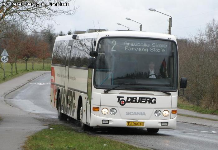 Todbjerg 163, Fårvang Skole - Rute 2