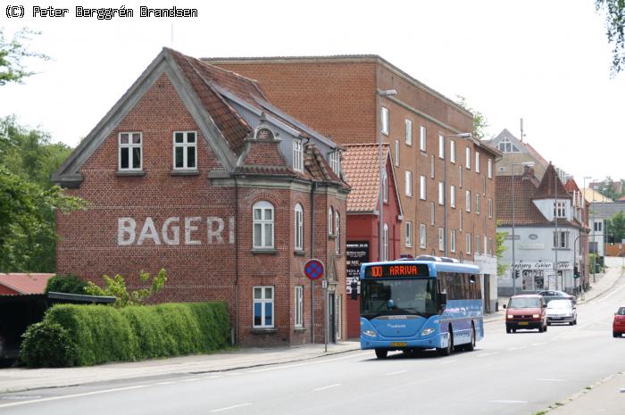 Arriva 2987, Højbjerg Torv - Prøvekørsel af rute 100