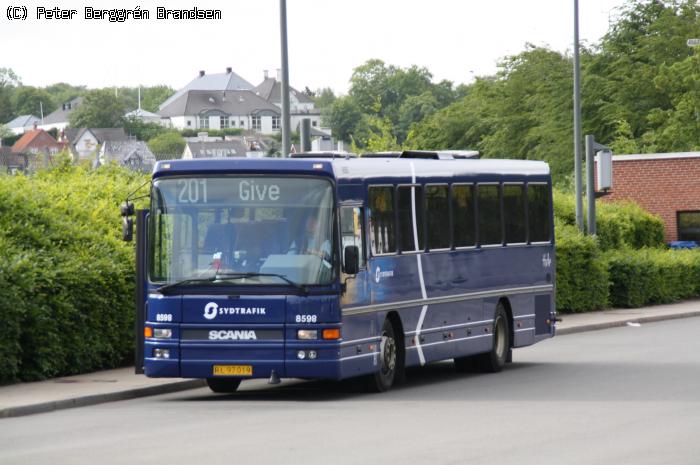 Tide Bus 8598, Vejle Trafikcenter - Rute 201