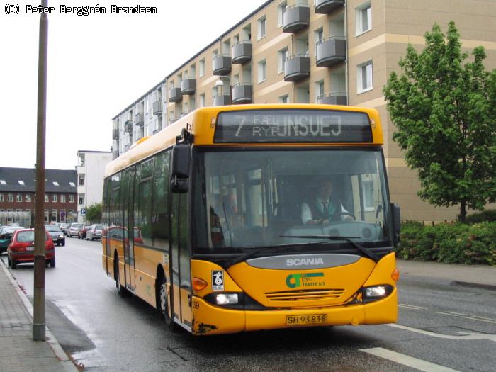 City Trafik 139, Jernbanegade - Linie 7