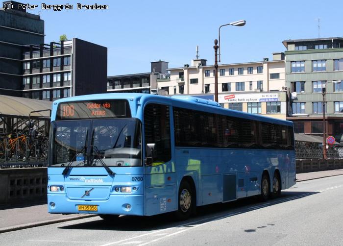 Arriva 8760, M. P. Bruuns Gade, Århus - Rute 100