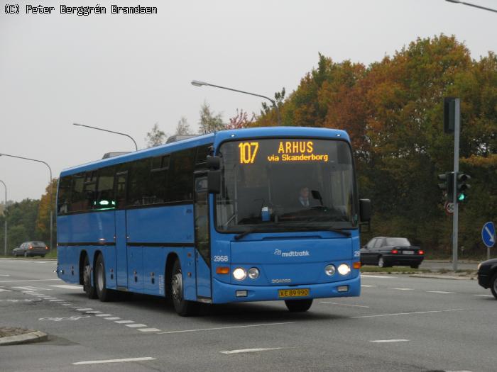 Arriva 2968, Skanderborg St. - Rute 107