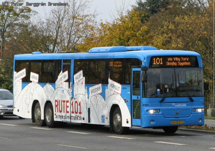 Arriva 8761, Vejlby Centervej, Vejlby - Rute 101