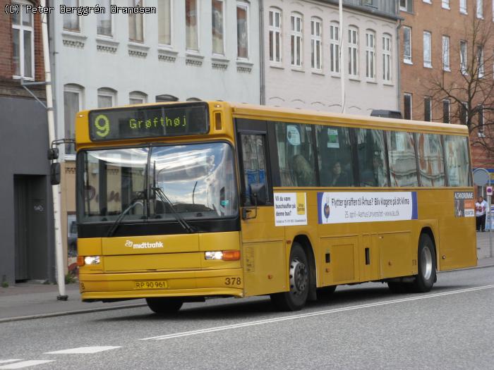 Århus Sporveje 378, Frederiks Allé - Linie 9