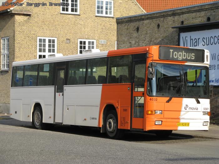 Arriva 5561, Århus Rutebilstation - Arrivatog