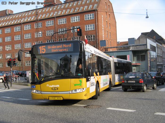 Århus Sporveje 472, Vesterbro Torv - Linie 15