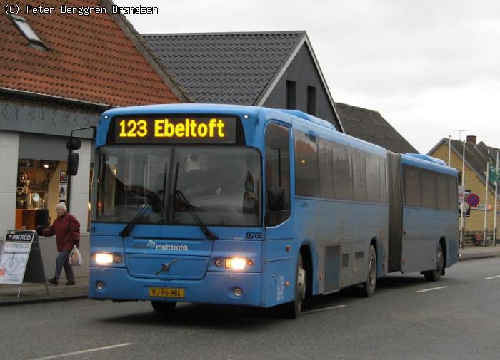 Arriva 8769, Hovedgaden, Rønde - Rute 123