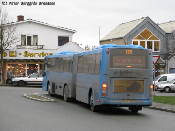 Arriva 8769, Rønde Busterminal - Rute 123