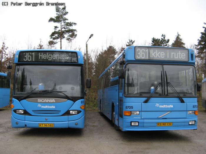 Arriva 8722 & 8705, Rostved garage