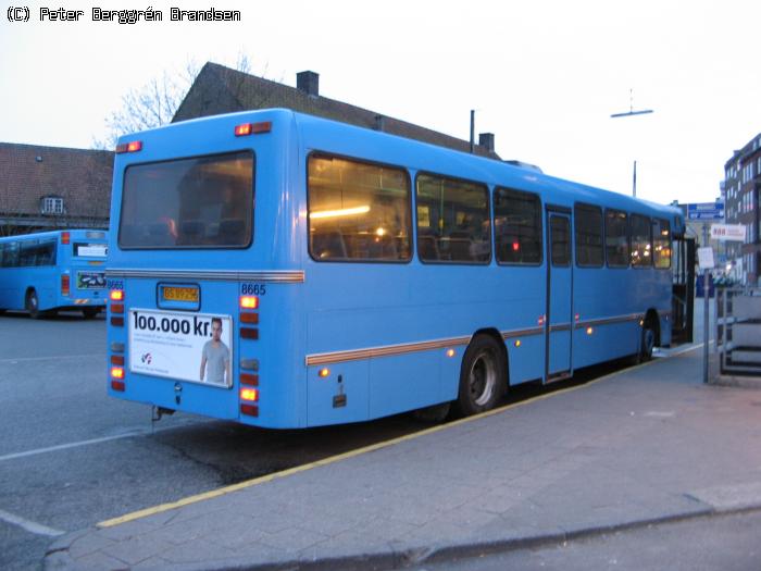 Arriva 8665, Århus Rutebilstation - Rute 107