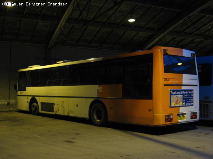 Arriva 2563, garagen i Århus - Arrivatog