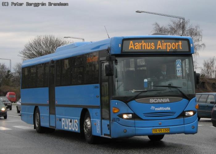 Arriva 8675, Grenåvej, Egå - Flybus