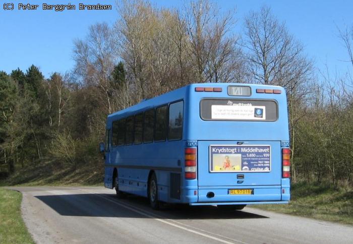 Arriva 8700, Amu-Centervej, Pederstrup - Rute 120