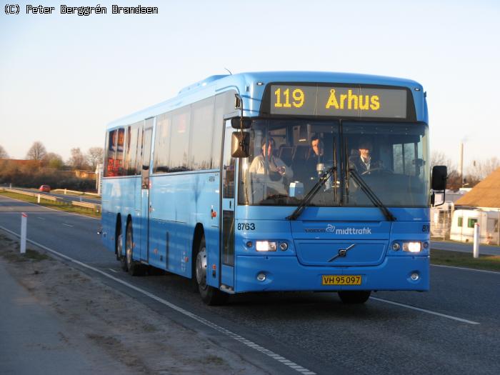 Arriva 8763, Grenåvej, Skæring - Rute 119