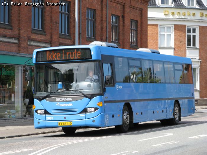 Arriva 2891, Banegårdsgade, Odder