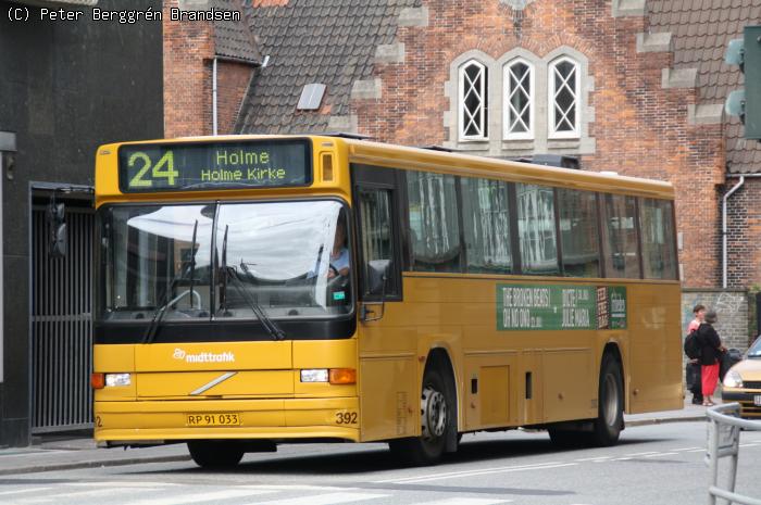 Århus Sporveje 392, Hans Hartvig Seedorffs Stræde - Linie 24