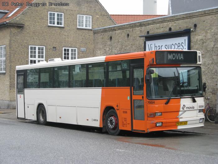 Arriva 5556, Århus Rutebilstation - Arrivatog