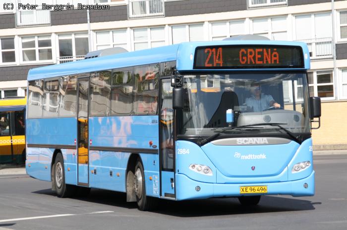 Arriva 2984, Randers Busterminal - Rute 214