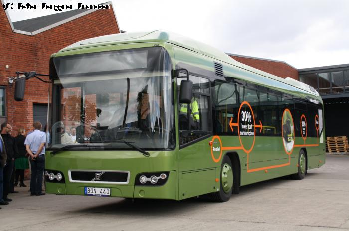 Volvo B5L 7700 Hybrid-demobus, v. Midttrafik i Holme