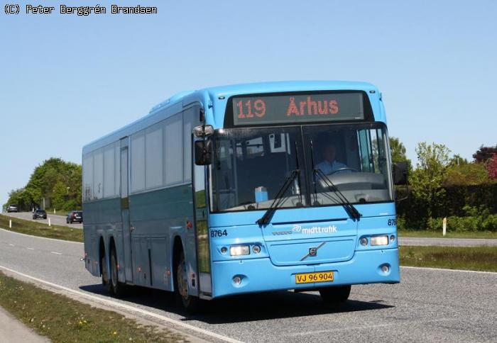 Arriva 8764, Grenåvej, Egå - Rute 119