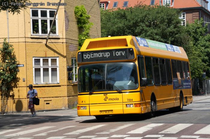 Arriva 1104, Prinsessegade, Christianshavn - Linie 66