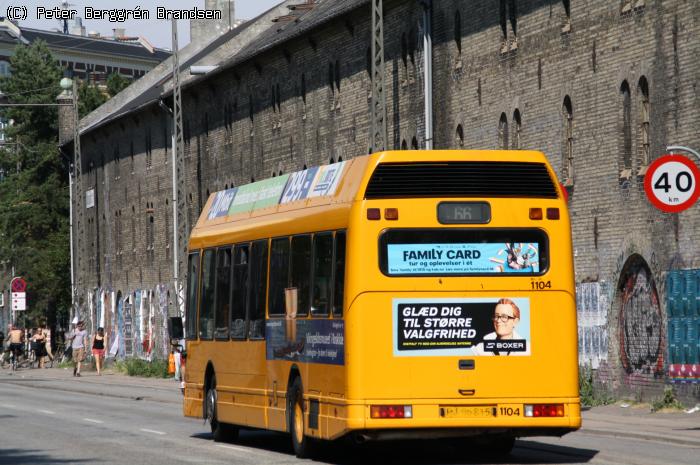 Arriva 1104, Prinsessegade, Christianshavn - Linie 66