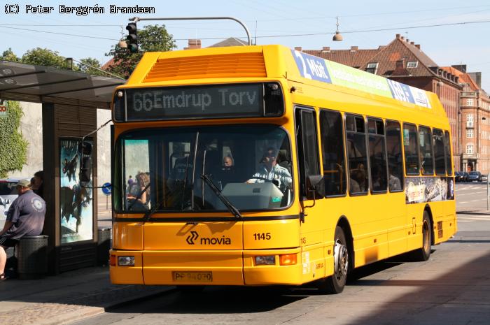 Arriva 1145, Hovedbanegården, København - Linie 66