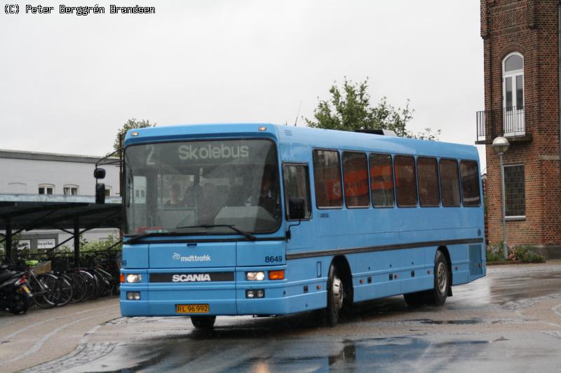 Arriva 8649, Hadsten St. - Rute 2