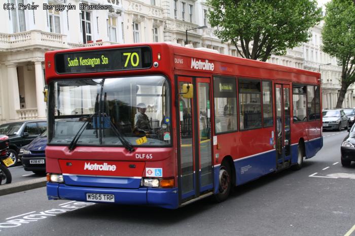 Metroline DLF65, Inverness Terrace, Bayswater - Linie 70