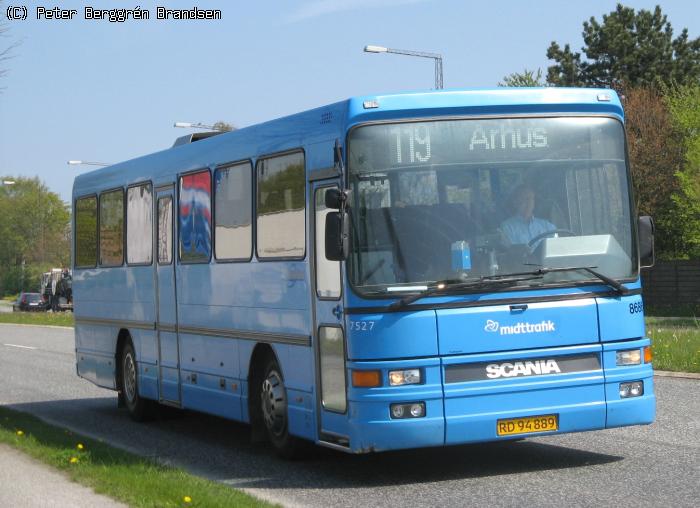 Arriva 8686, Grenåvej, Egå - Rute 119