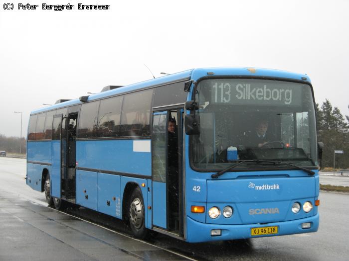 Netbus XJ96118, Silkeborgvej, Gellerup - Rute 113
