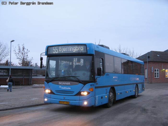 Arriva 8711, Bjerringbro St. - Rute 55