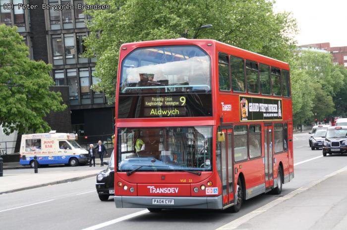 Transdev VLE23, Kensington Gore, Knightsbridge - Linie 9