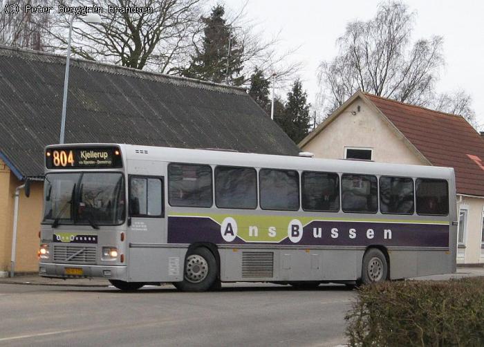 Ans Bussen 1, Sjørslevvej, Sjørslev - Rute 804