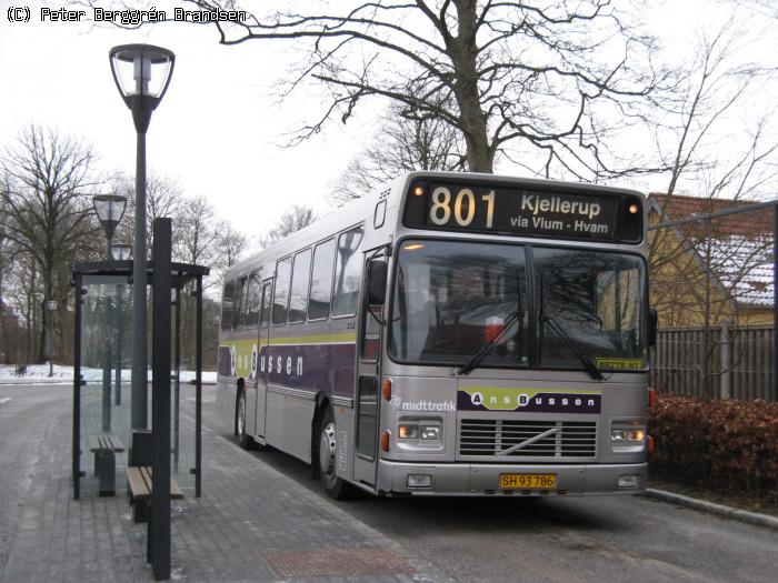 Ans Bussen SH93786, Kjellerup Rtb. - Rute 801