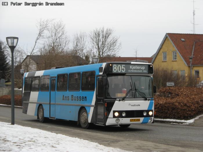 Ans Bussen LT91456, Kjellerup Rtb. - Rute 805