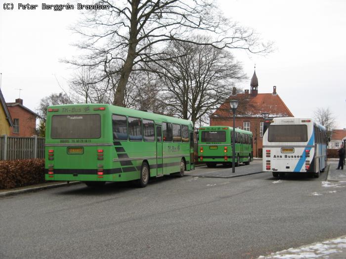 TK-Bus 6, TK-Bus 5 & Ans Bussen LT91456, Kjellerup Rtb. - Rute 803, 802 & 805