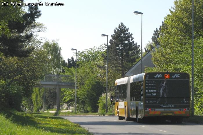 Århus Sporveje 455, Skæring Havvej - Linie 56