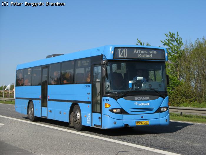 Arriva 8716, Grenåvej, Skæring - Rute 120